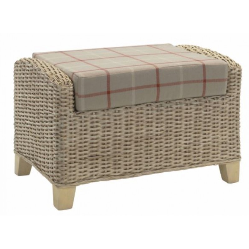 DE Ailisarb Footstool + Cushion